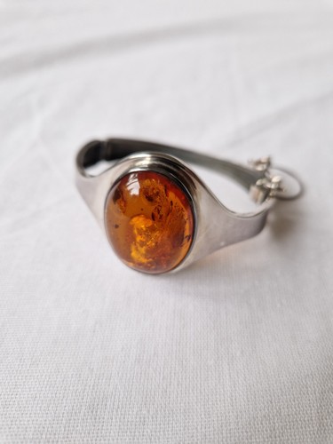 Vintage polish large amber - vintage,