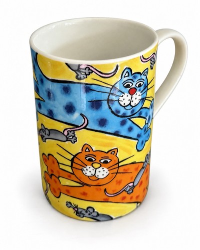 Dunoon crazy cats mug designed - cats,