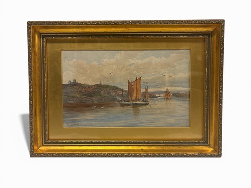 Painting boats off the - painting, of