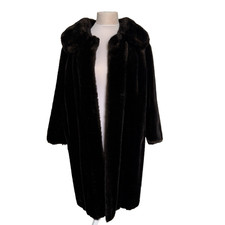 Vintage Tissavel Faux Fur Coat