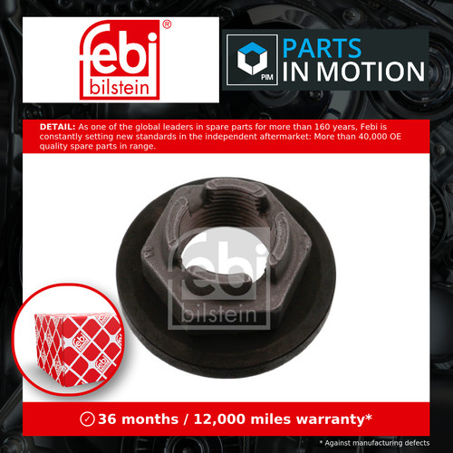 Hub nut fits - nut, rear