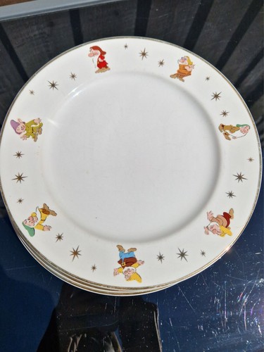 Disney side plates vintage - plates,
