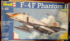 Revell (Hasegawa) 04522 1:48 F-4F Phantom II.  Box open, bag sealed.