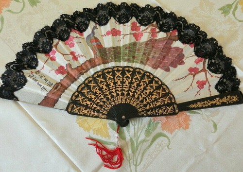 Vintage japanese ladies - vintage, fan