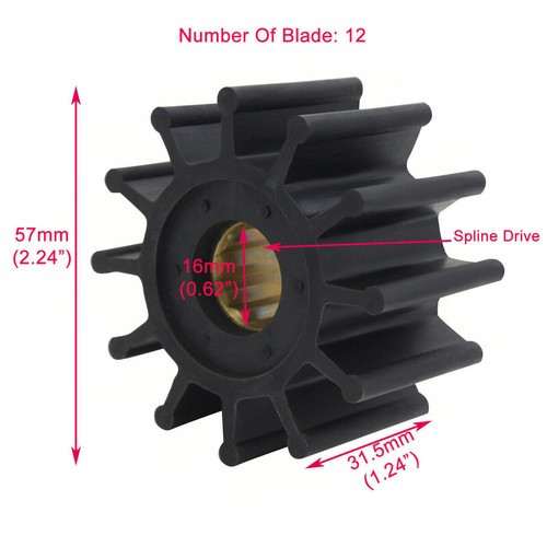 Water pump flexible impeller - pump,
