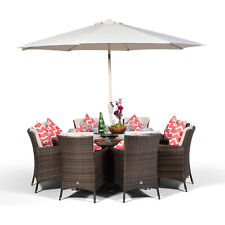Savannah 8 Seater Round Rattan