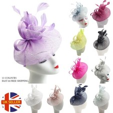 Flower Feather Hair Hat