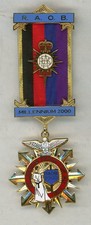R.A.O.B. To Commemorate The Millennium  Peace 2000 - Buffalo Breast Jewel