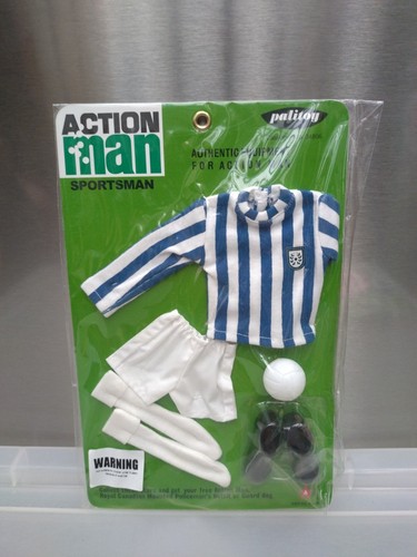 Vintage action man 40th blue - action,