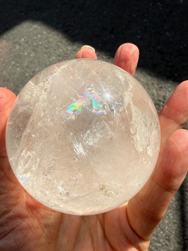 Crystal ball quartz clear - ball,