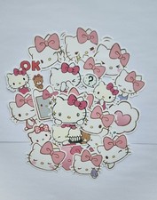 20 x HELLO KITTY Stickers PINK