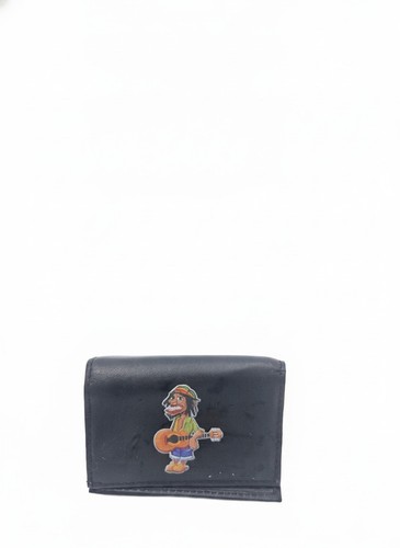 Black leather men key holder - leather,