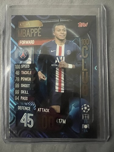 Kylian mbappe 2019 topps - kylian,