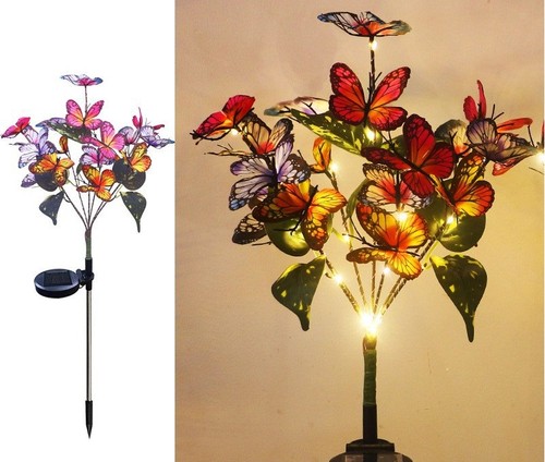 Solar powered led flower stake - solar,