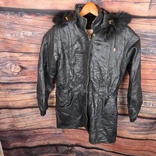 Lamb skin leather coat XXL