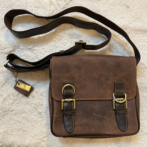 Visconti leather messenger - visconti,