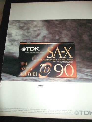 Tdk cd90 cassette - tdk, sa-x