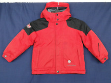 POIVRE BLANC SIZE 5 KIDS Winter SKI JACKET RED with Snow Mobile Logo on the Back