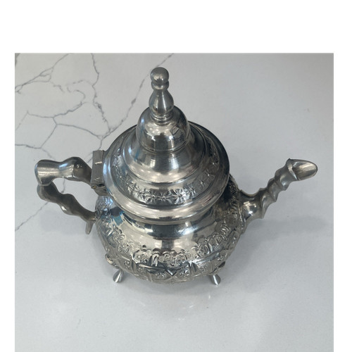 Morrocan silver glossy metal - silver,