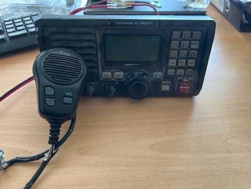 Vhf radio and - radio, mic