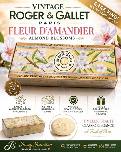 Vintage roger gallet fleur - roger,