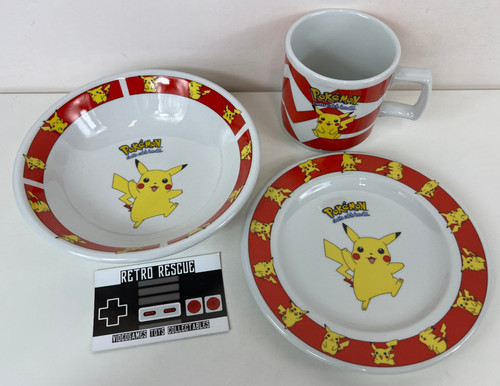 Pokemon vintage mug bowl plate - vintage,