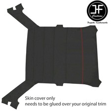 RED STITCH DARK GREY LUXE