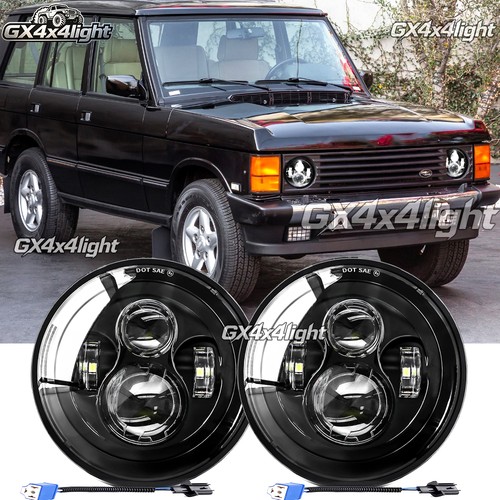 Round led headlights - round, hi/lo