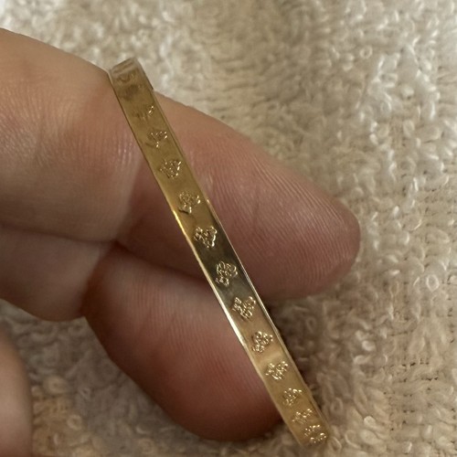Baby bangle 9kt yellow gold - baby,