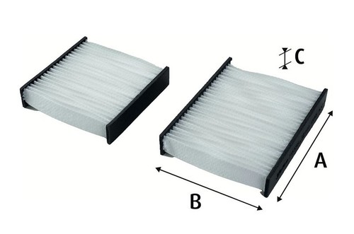 Cabin air filter - cabin, 715556