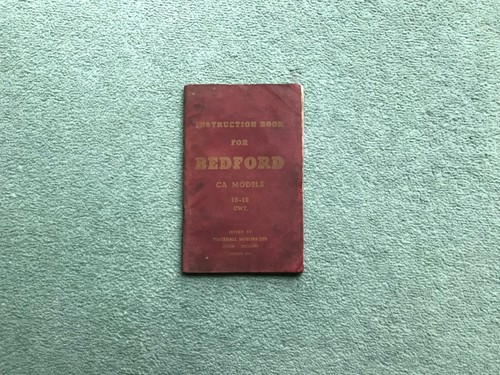 Bedford models 12 cwt - ca,