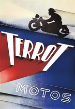 Terrot race Motorcycling Motor bike Motorcycle Deco   Poster Print