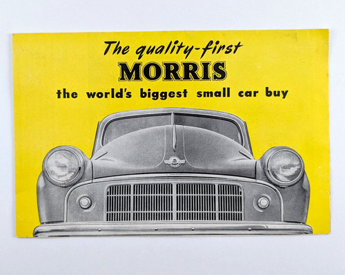 Vintage morris minor - morris, dealer