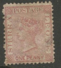 CJA146 Sierra Leone 1872-3 1d