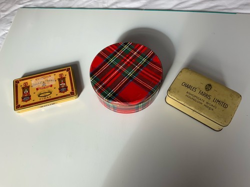Vintage metal advertising - vintage, tins