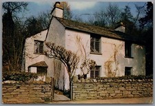 Dove Cottage Grasmere Lake District Cumbria England Postcard Postmark 1961