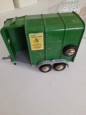VTG 1979 BRITAINS 1/32 - BEAUFORT DOUBLE HORSE BOX Green Farm TRAILER 9562