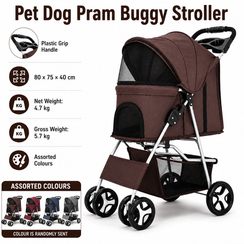 Pet dog pram buggy stroller - pram,