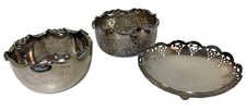 Decorative EPNS Bowls Set of 3