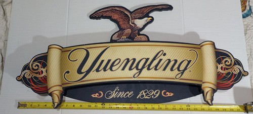 Yuengling beer sign displayed - sign,