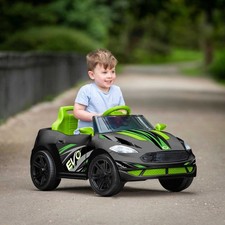Kids Toy EVO 6V Electric Ride On Venom Car Green Black Battery Powered UK Series