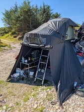 Tentbox Lite 2.0 Roof Tent  & Regular Living Pod & Winter Kit in  Forest Green