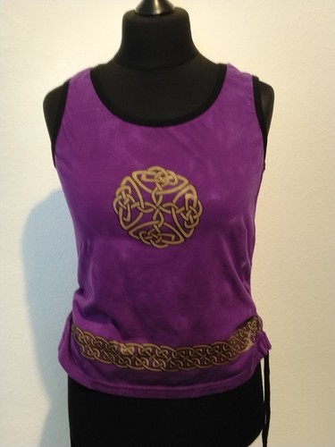 Vintage nomad purple vest with - vest,