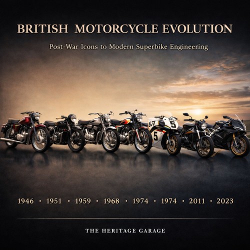 British motorcycle evolution - motorcycle,