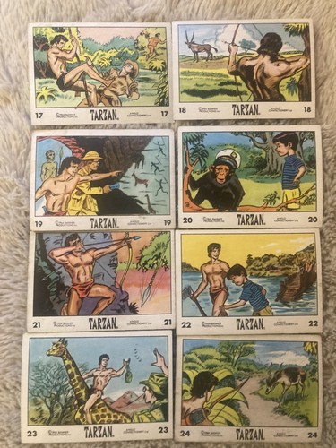 Tarzan gum cards - gum, 1966