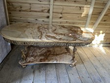 Onyx Table For Sale, Over 50 Years Old In Good Condition