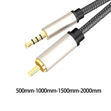 Digital Coaxial Audio Video Cable   to 3.5mm Jack Male Wire Input Adapter