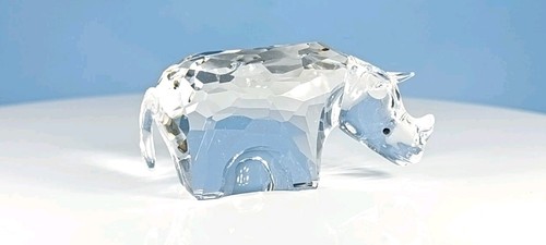 Boxed swarovski crystal rhino - swarovski,