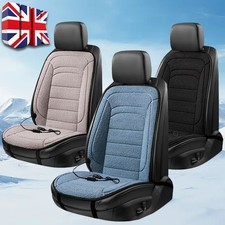 12V Car Seat Pad Cushion Cover Heat Heater Heated Cold Winter Warm Universal UK