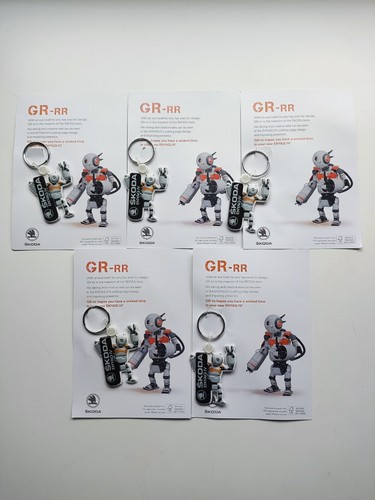 Skoda enyaq keyrings robot - enyaq,